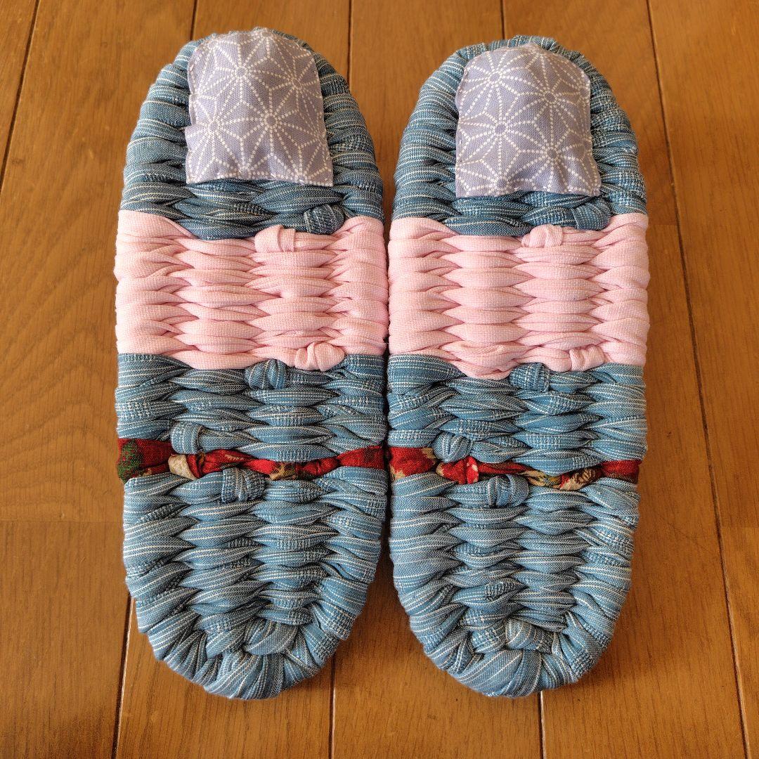 素敵に布草履　めり