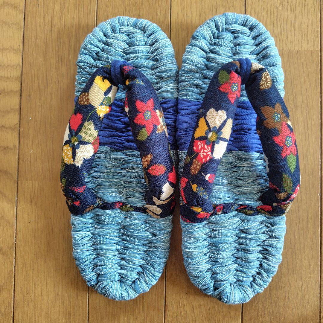 素敵に布草履　めり