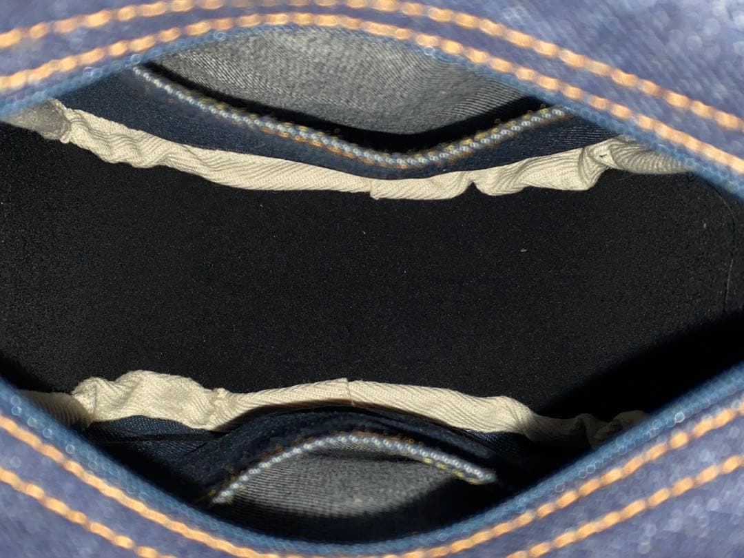 ハンドメイド☆岡山デニム♪ステンシル☆黒ネコ♪悪ネコ☆ショルダーバッグ