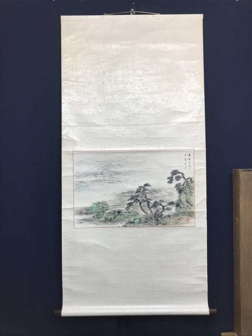 作者不詳/山水図/横物/掛軸/名家伝来/AC-701