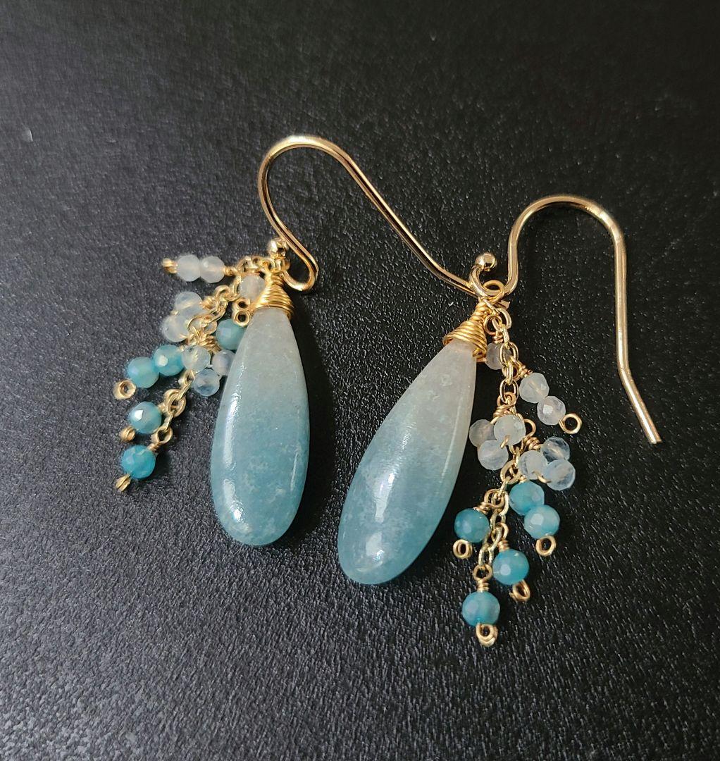 【kaya】【0912】ピアス トロレアイト※高品質 おまとめ2点