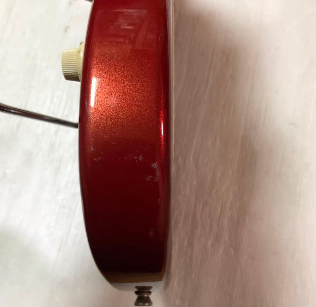 エレキギター LEGEND マッチングヘッド　レッド　ariapro2