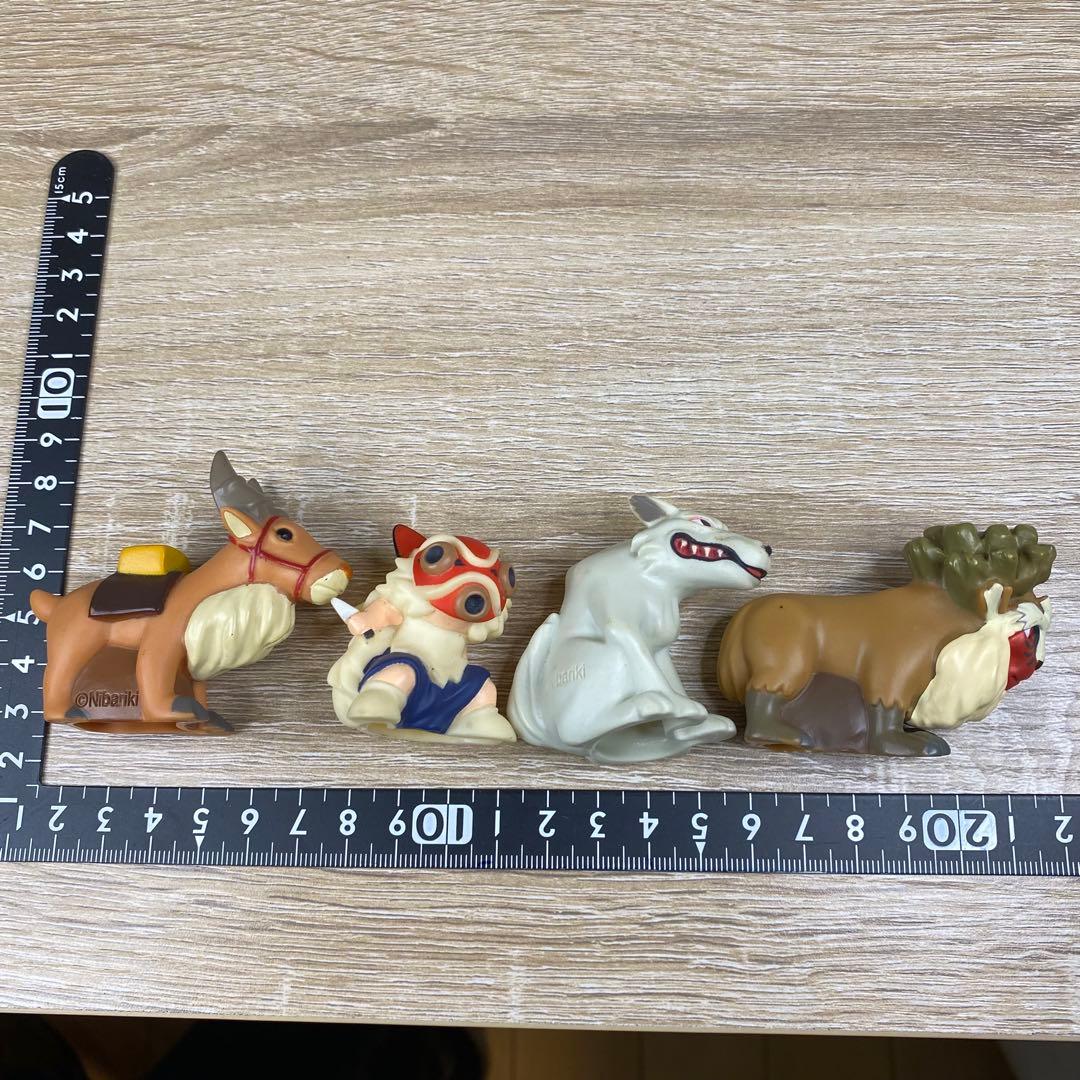 【廃盤稀少品】もののけ姫 指人形 4体セット どんぐり共和国