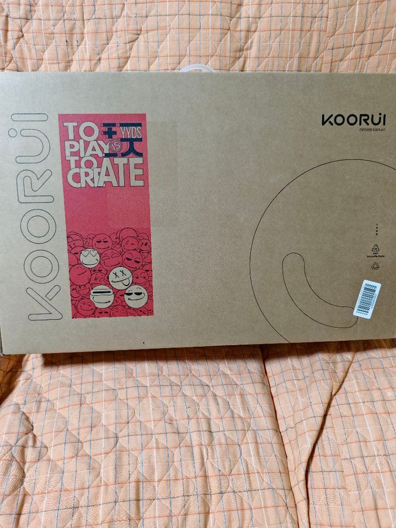 美品 KOORUI 170Hz対応ゲーミングモニター 25E3A VAパネル