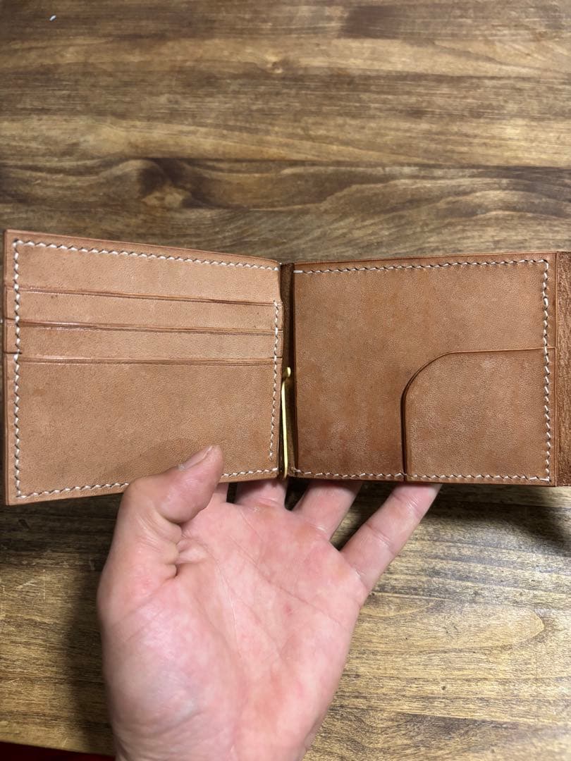 に*こ様 ホースバットストリップ☆ホーウィン☆マネークリップ☆小銭入れ☆2つ折り