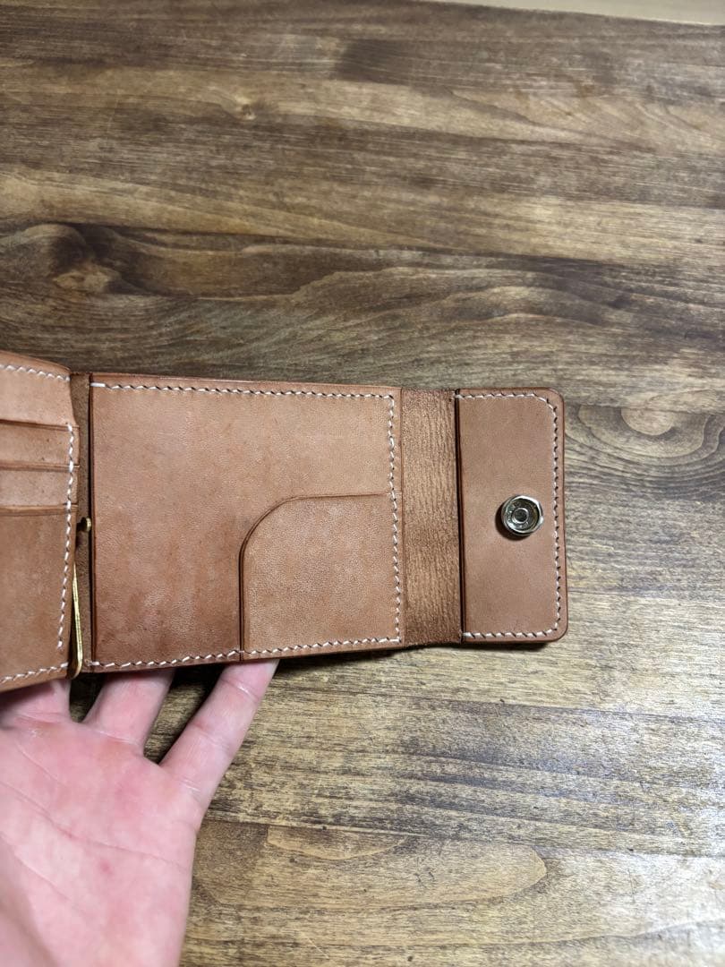 に*こ様 ホースバットストリップ☆ホーウィン☆マネークリップ☆小銭入れ☆2つ折り