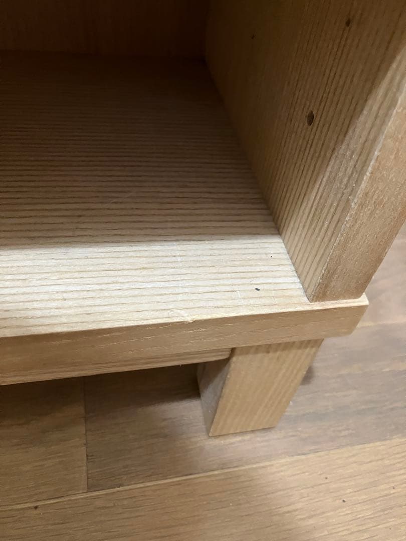 ろ*く様 MUJI 無印良品 本棚 飾り棚　薄型　① 送料込み