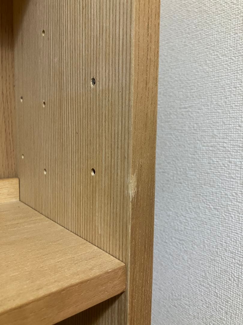 ろ*く様 MUJI 無印良品 本棚 飾り棚　薄型　① 送料込み