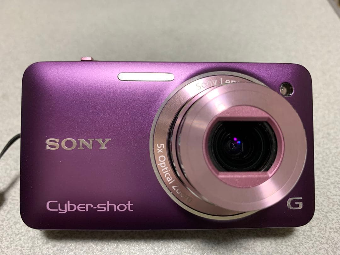 SONY サイバーショット パープルピンク デジカメ　DCS-WX5