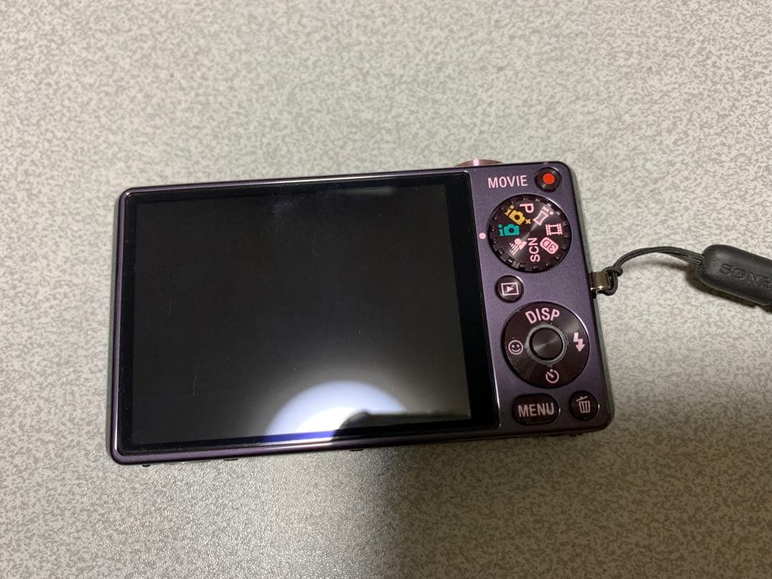 SONY サイバーショット パープルピンク デジカメ　DCS-WX5
