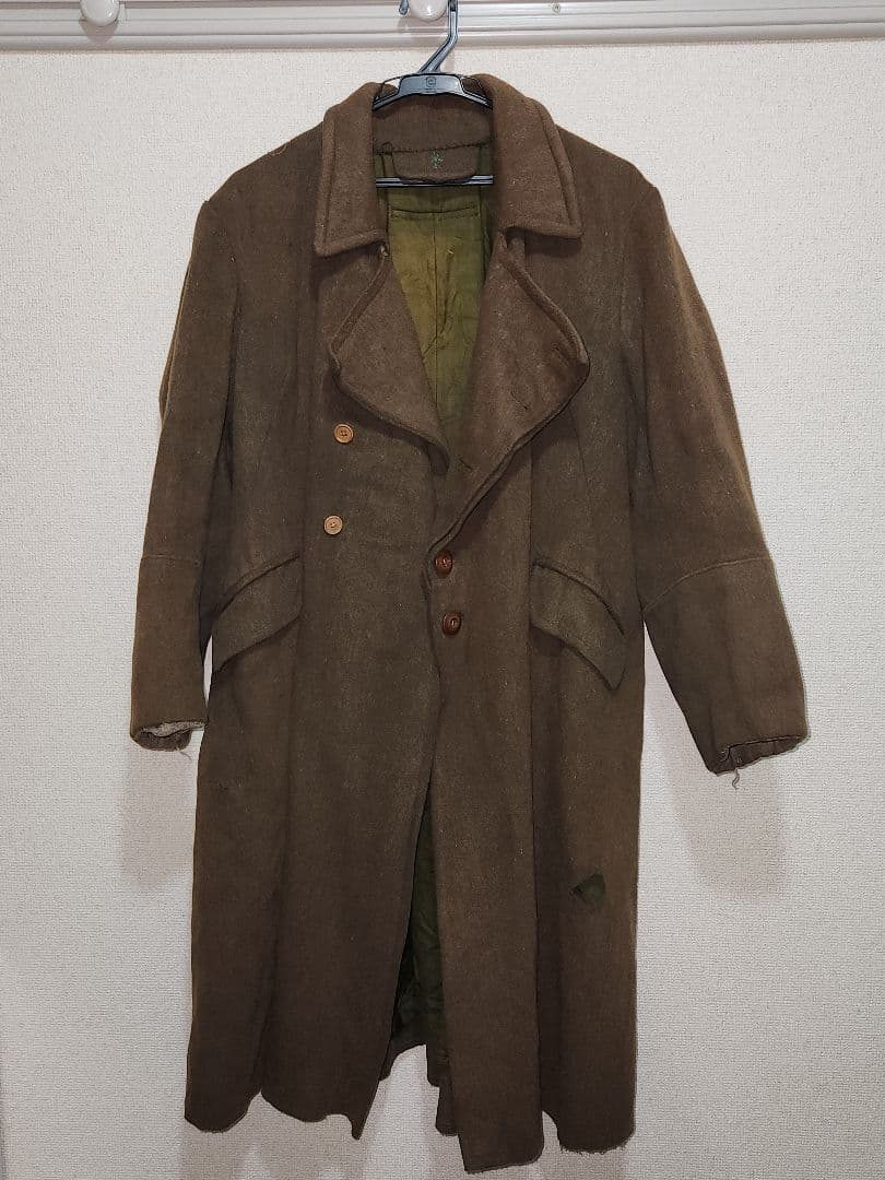 当時物　日本陸軍　将校用外套　ウール製コート　日本軍