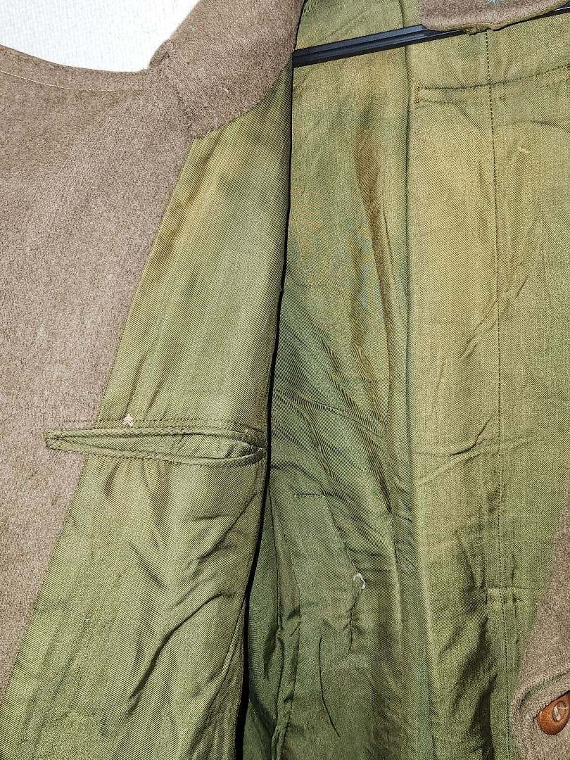 当時物　日本陸軍　将校用外套　ウール製コート　日本軍