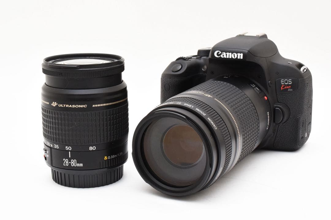 一眼レフカメラ CANON EOS Kiss X9i標準&望遠ダブルレンズセット