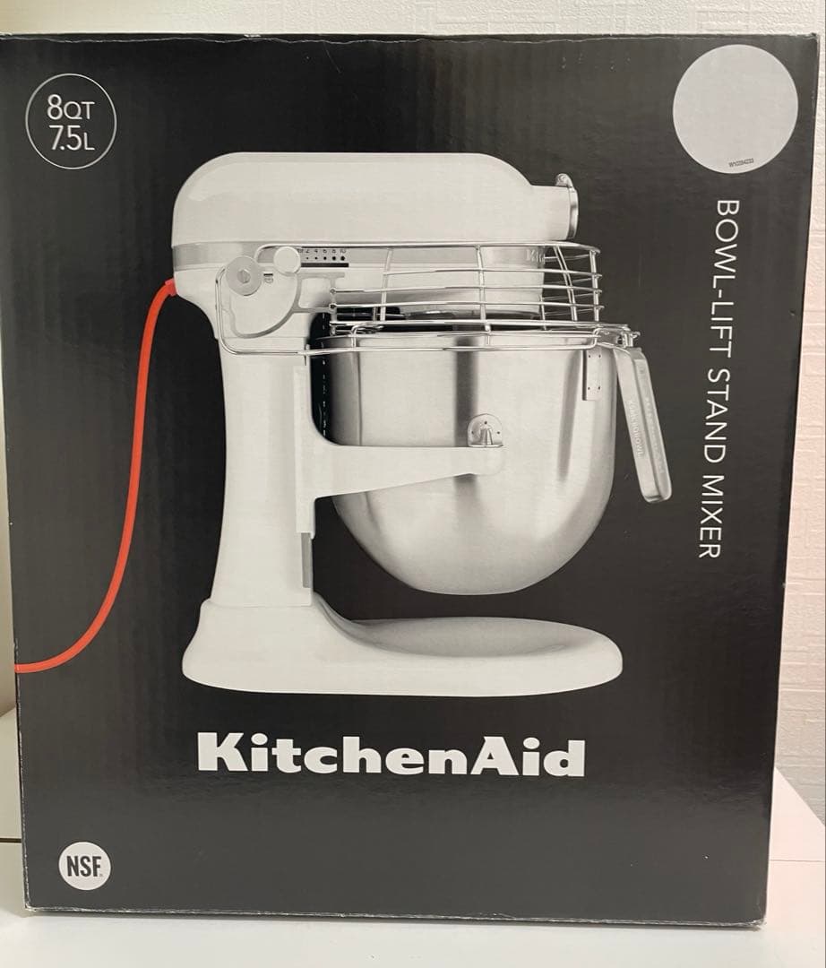 超美品キッチンエイドスタンドミキサー8QT卓上ミキサーKSM8WH