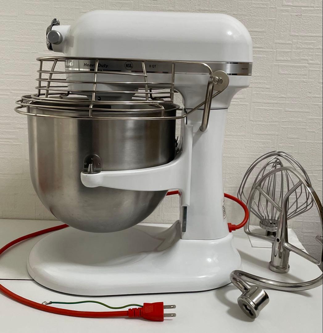 超美品キッチンエイドスタンドミキサー8QT卓上ミキサーKSM8WH