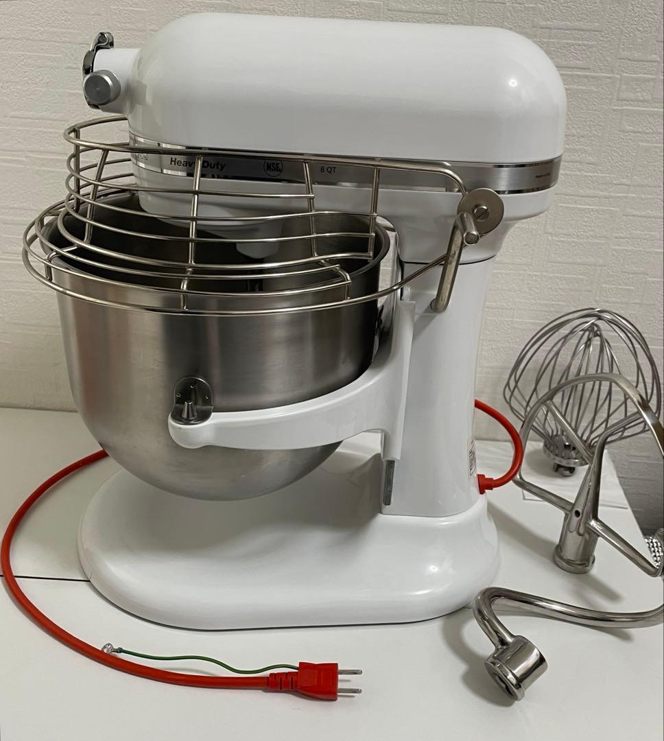 超美品キッチンエイドスタンドミキサー8QT卓上ミキサーKSM8WH