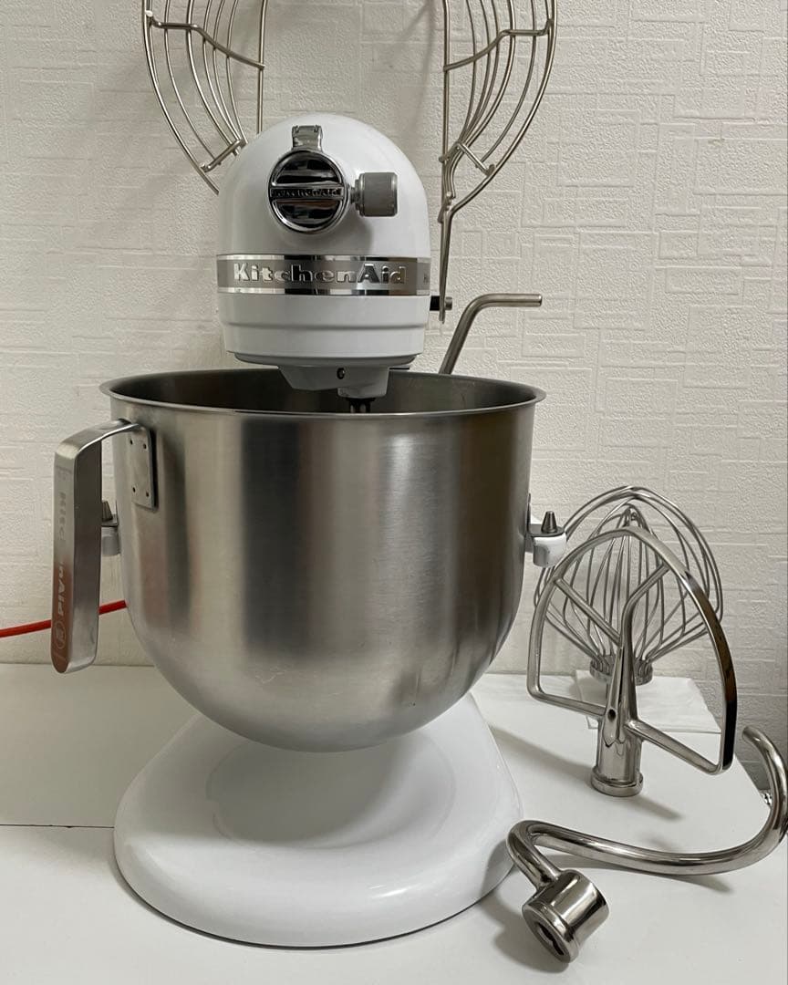 超美品キッチンエイドスタンドミキサー8QT卓上ミキサーKSM8WH