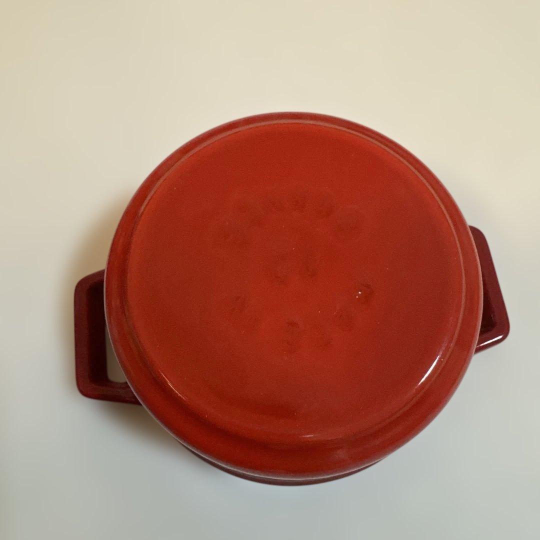 ストウブ　ピコココット　10センチ　レッド