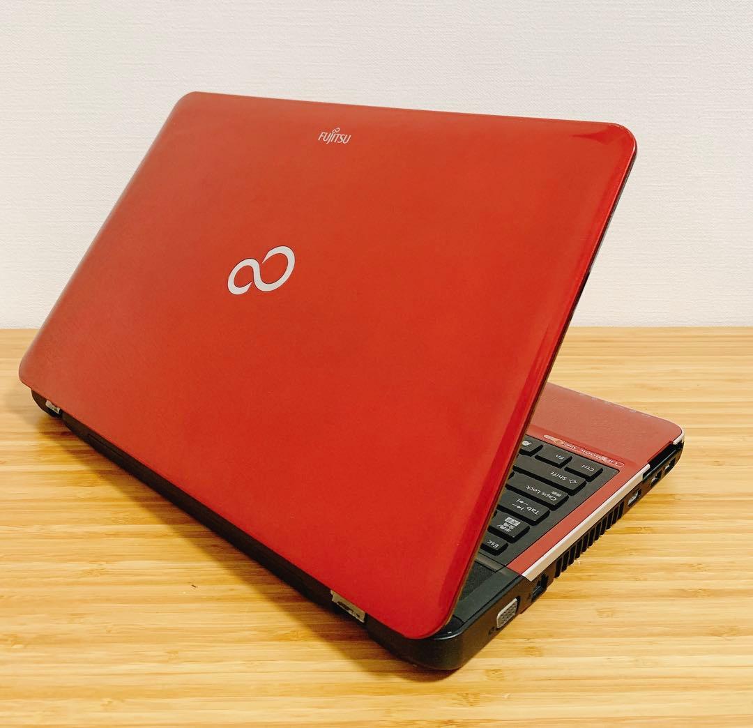 カメラ付PC✨ノートパソコン　オフィス付き✨人気の富士通✨Bluetooth