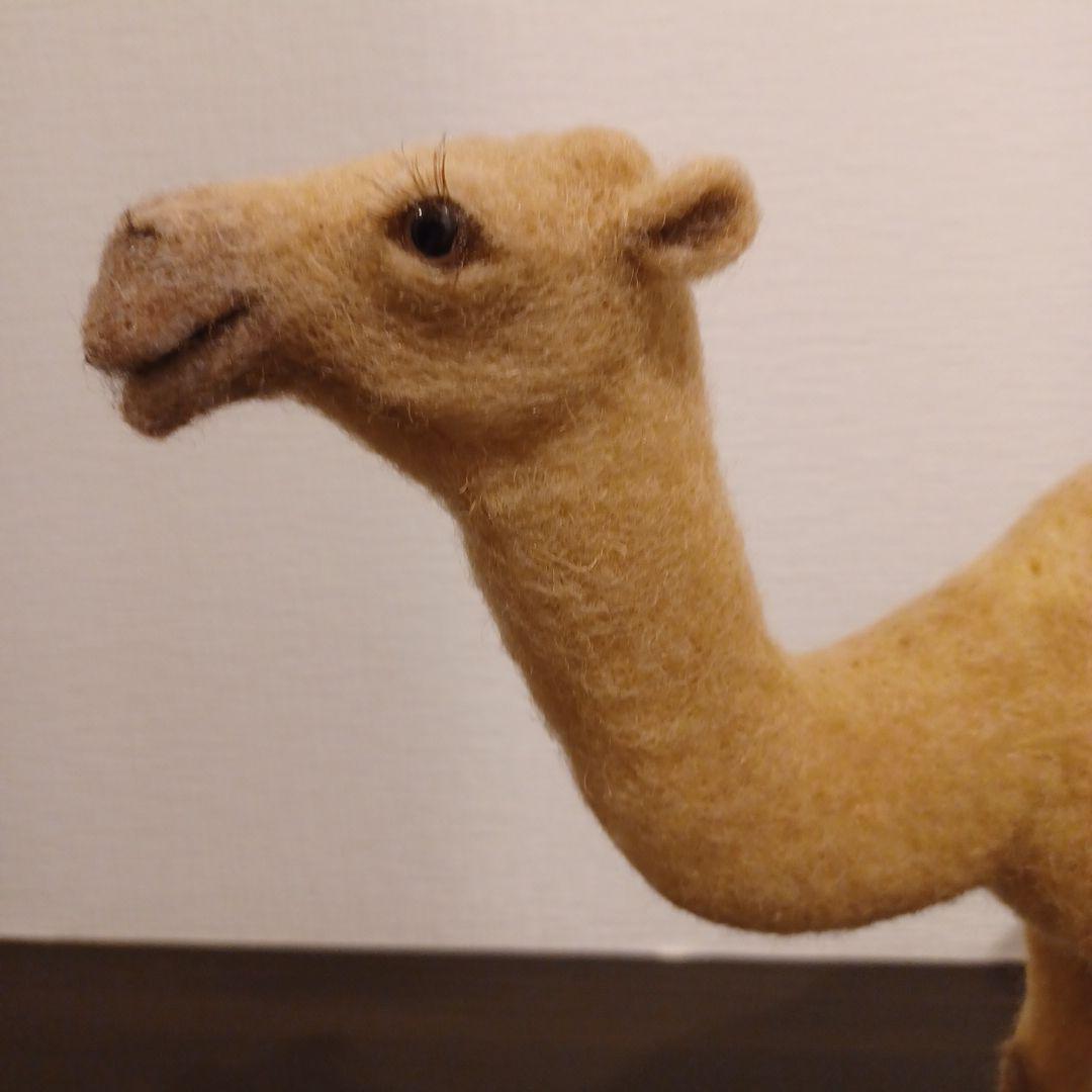 ラクダ(羊毛フェルト)キャメル