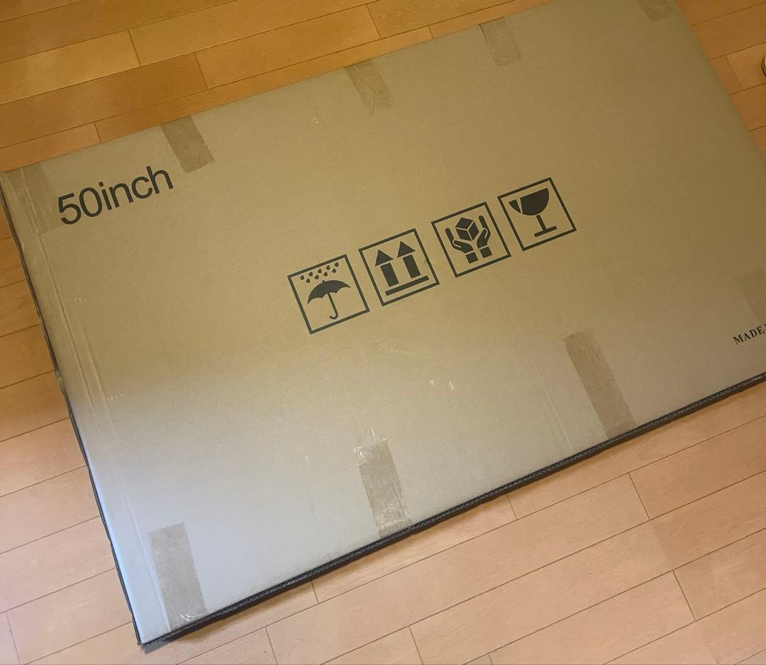 液晶テレビ❣️50インチ 保護パネル テレビカバー アクリル製 耐衝撃 クリア