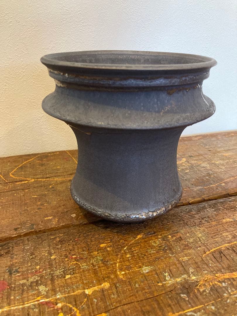 有馬和博　植木鉢　作家鉢　陶器鉢