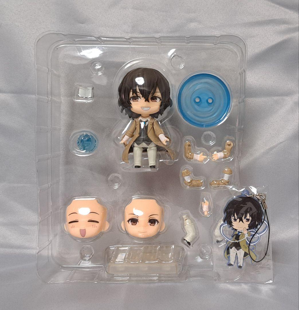 ねんどろいど 657 太宰治 箱傷み スタンドパーツ欠損 ラバーストラップ付