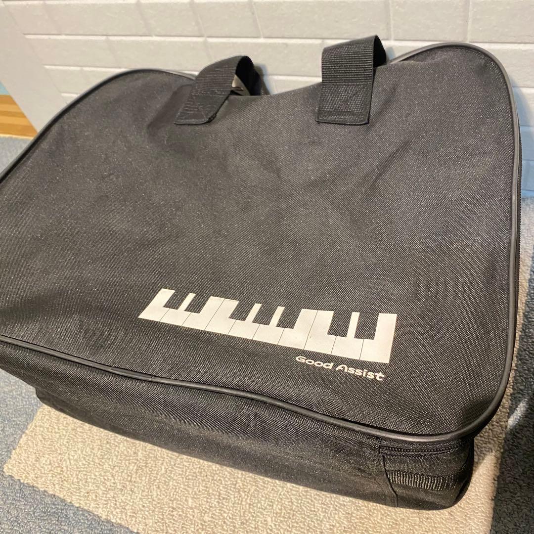 最新型♡ AX-100α ピアノ柄のかわいいバック付き　吉澤　補助ペダル　足台