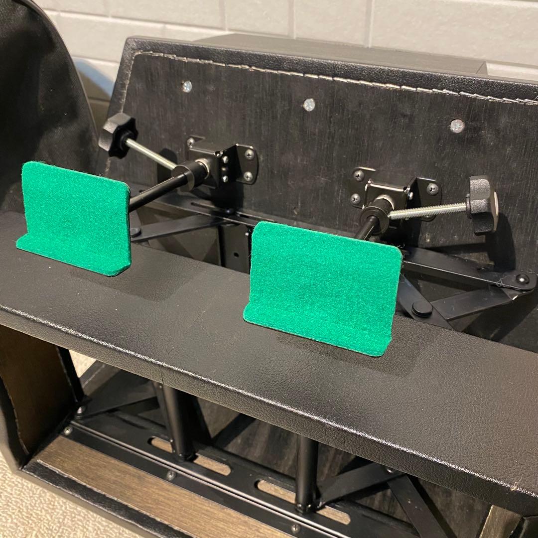 最新型♡ AX-100α ピアノ柄のかわいいバック付き　吉澤　補助ペダル　足台