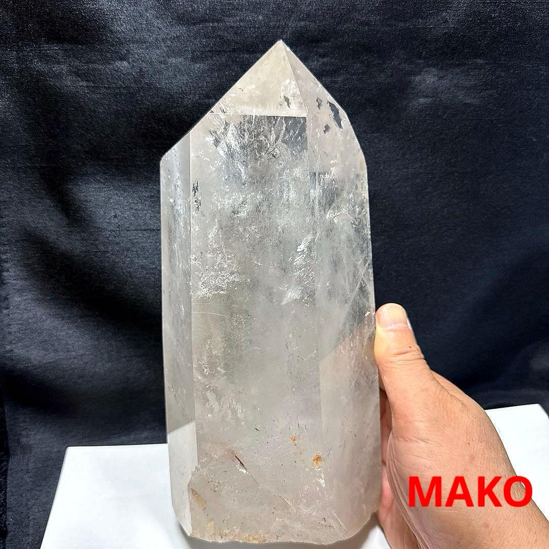 M1733☆水晶六角柱3.2Kg☆トマス産☆天然石　原石☆N50405-F