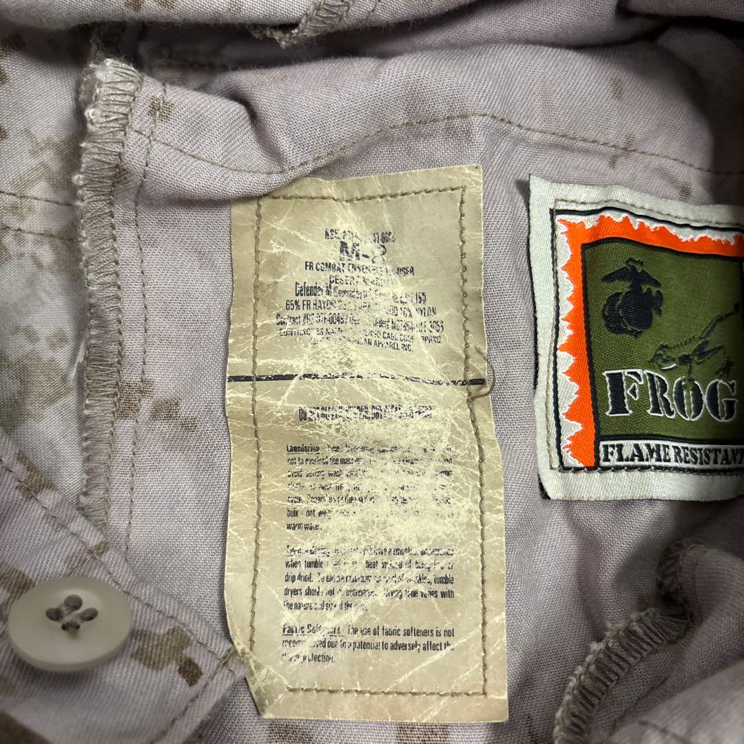 米軍　実物　FROG WOODLAND DESERT MARPAT サイズM ⑤