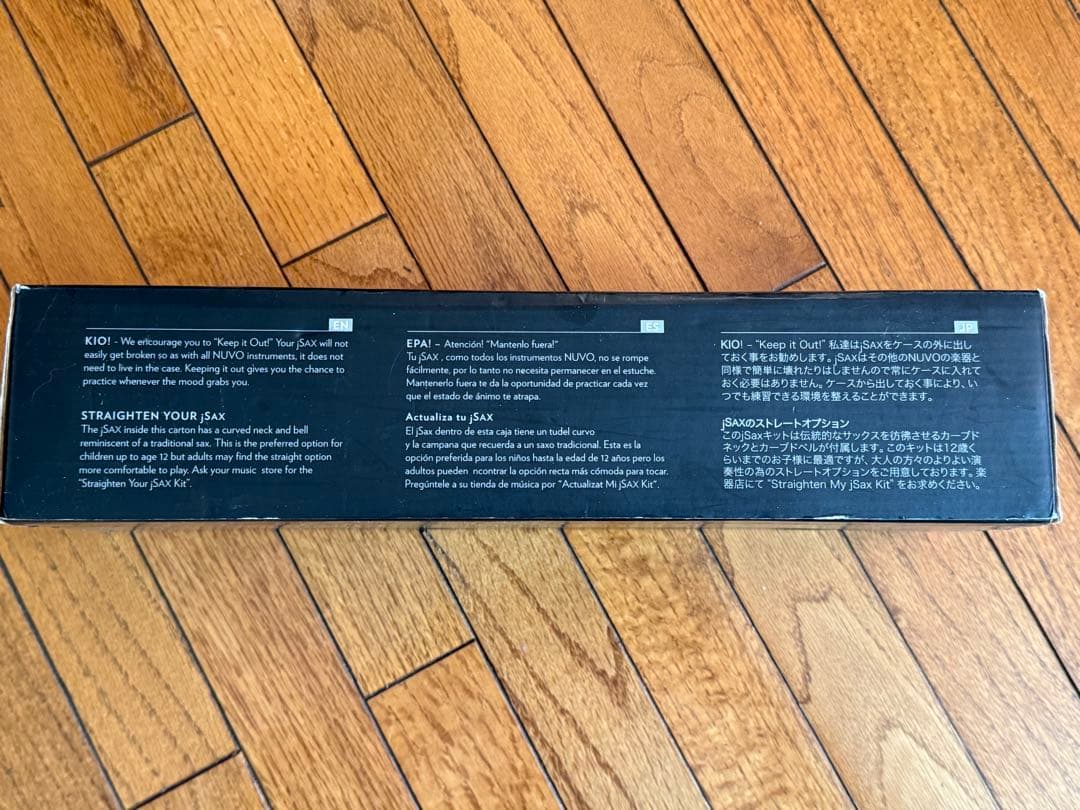 ミニサックス！NUVO jSAX ブラック ＋ ストレートネック キット