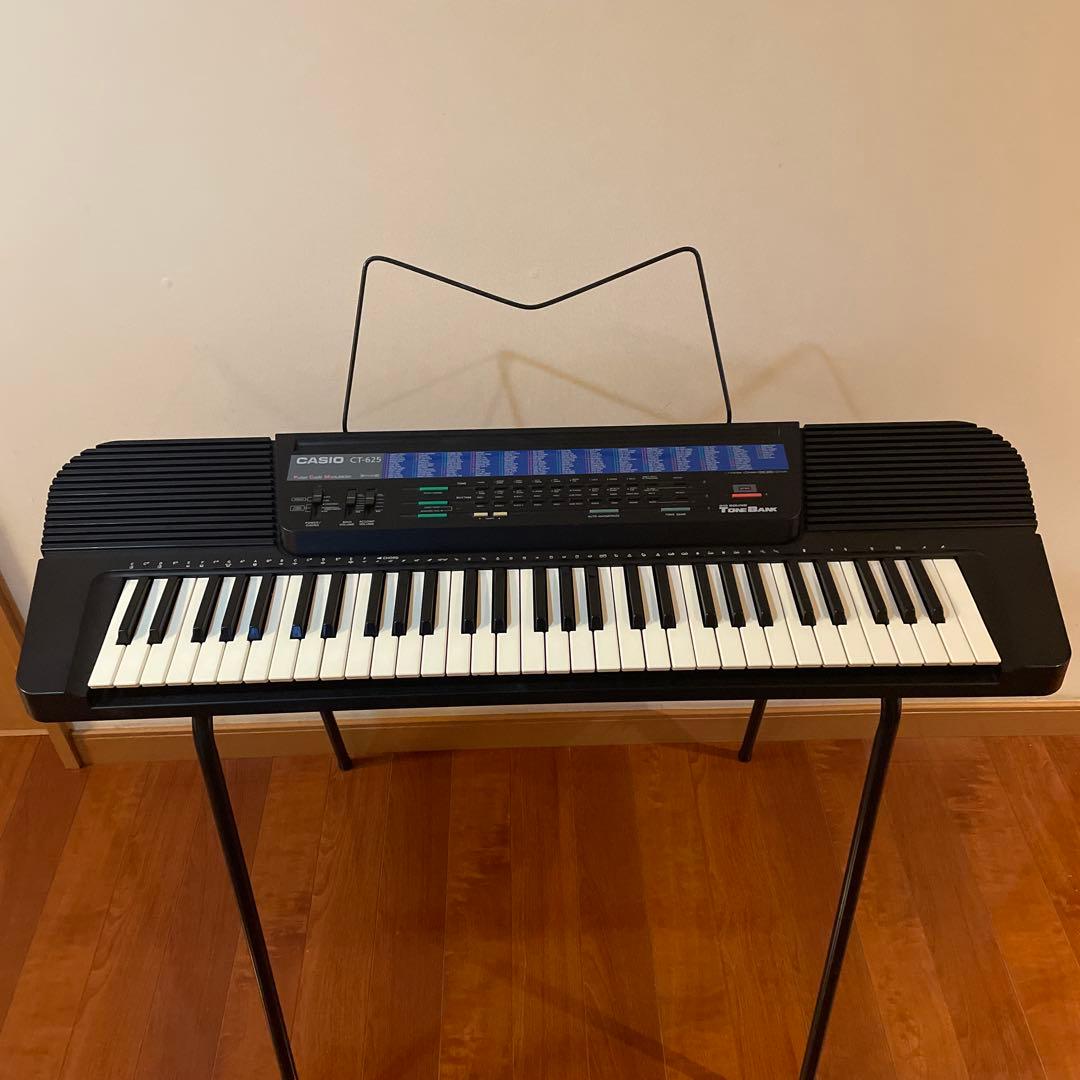 CASIO カシオトーン　CT-625 電子キーボード　スタンド付属