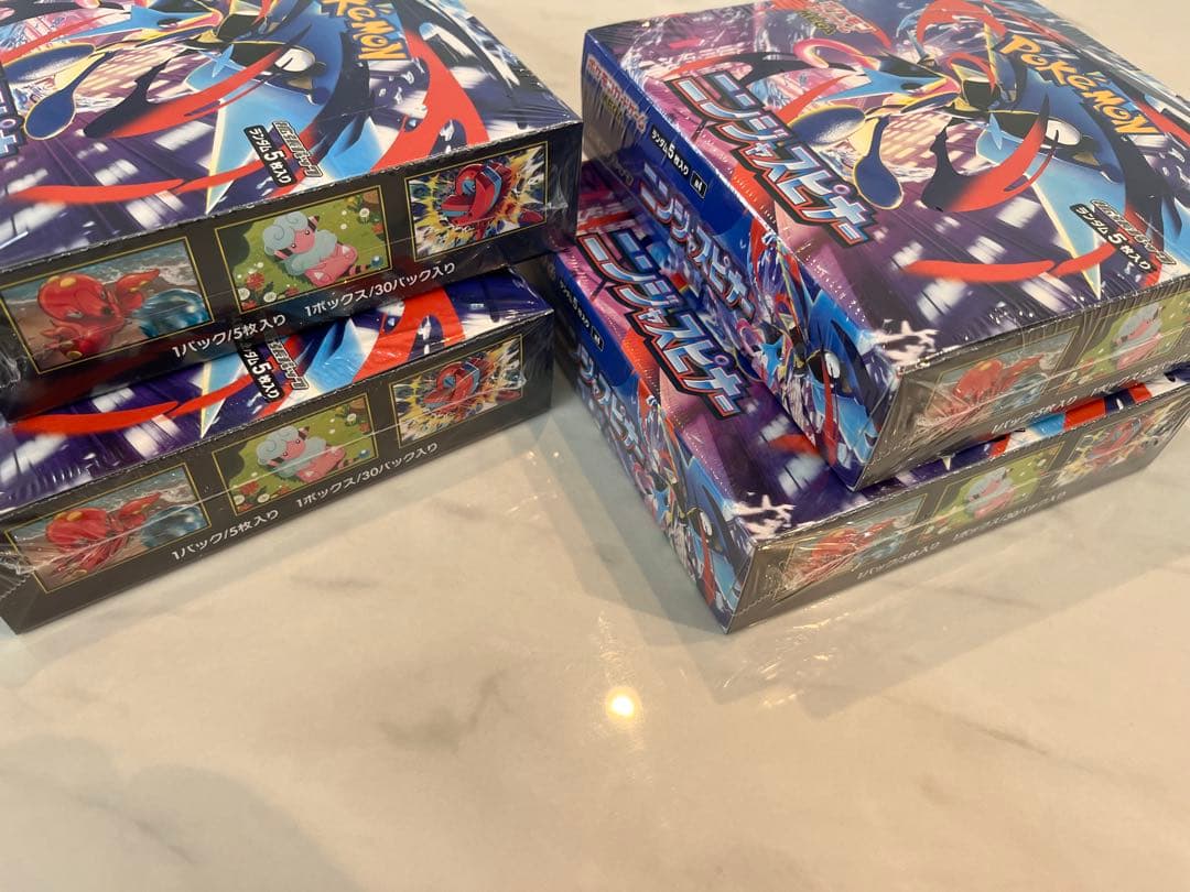ポケモンカードゲーム ニンジャスピナー 未開封シュリンク付き 4BOX
