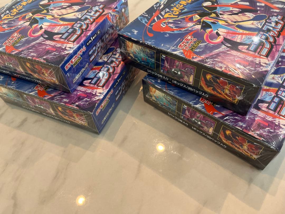 ポケモンカードゲーム ニンジャスピナー 未開封シュリンク付き 4BOX