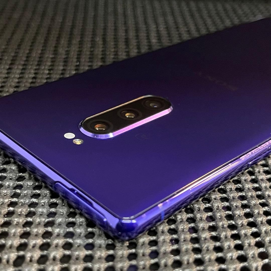 N223 Xperia 1 SO-03L パープル SIMロック解除済