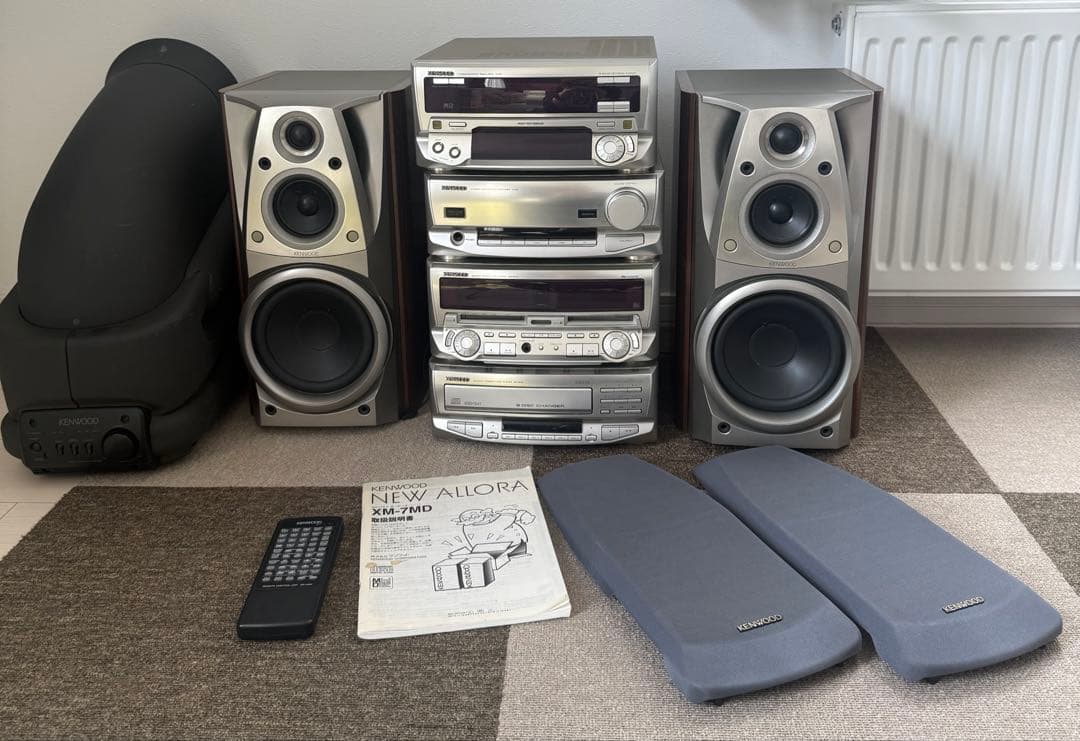 【1/2】KENWOOD XM-7MD本体セット※必ず2点同時購入してください