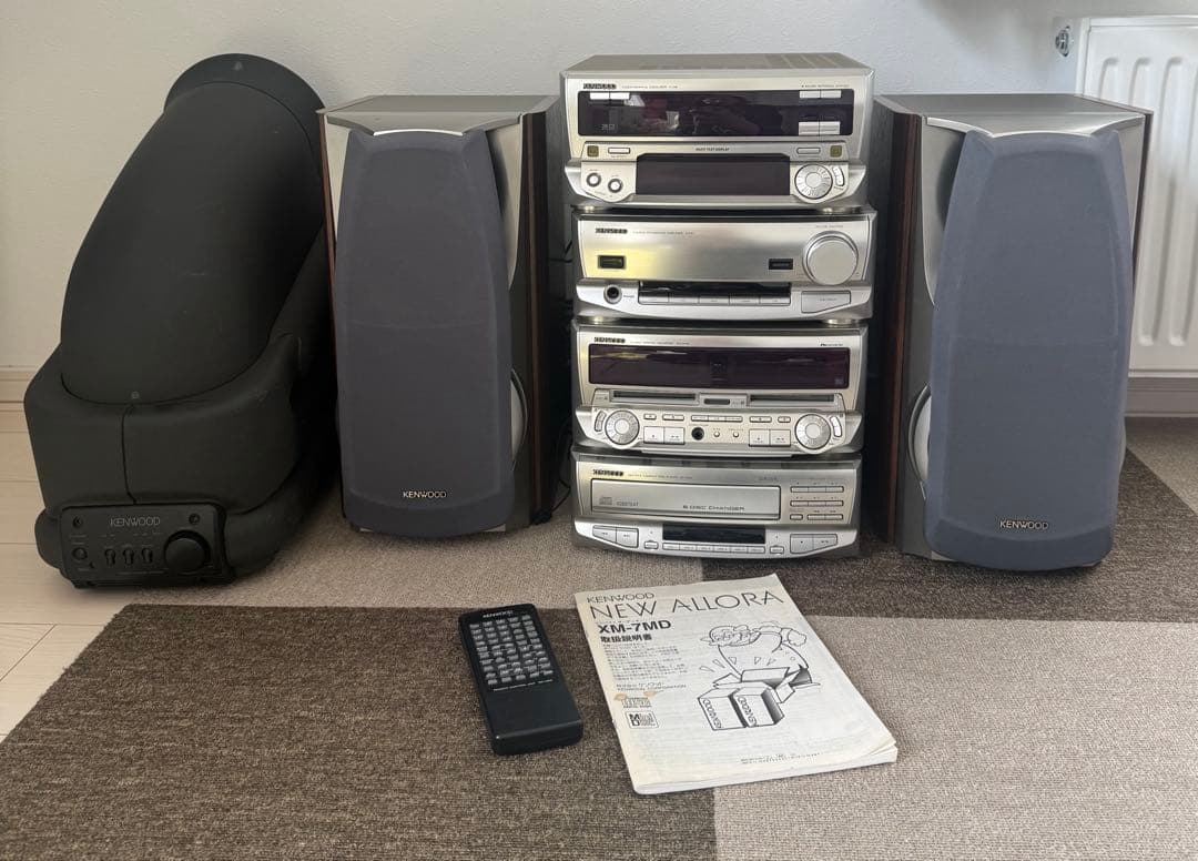 【1/2】KENWOOD XM-7MD本体セット※必ず2点同時購入してください