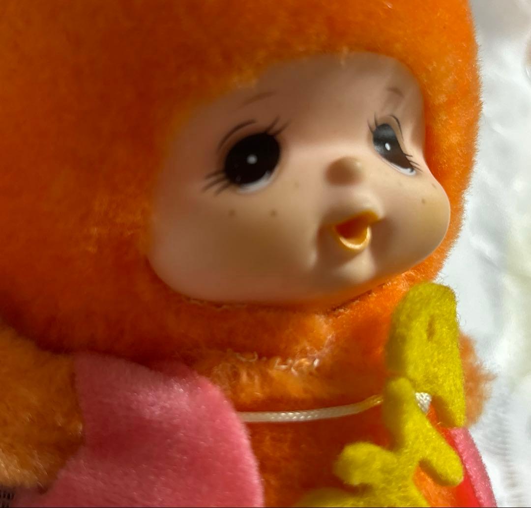 昭和レトロ ぬいぐるみ ソフビ顔 15cm