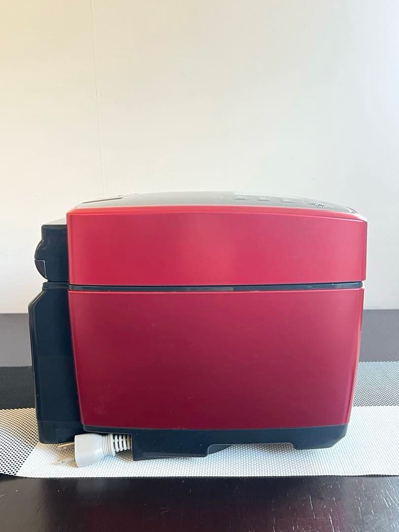 【高級モデル】三菱 本炭釜 IH炊飯器 2020年製 5.5合 ルビーレッド