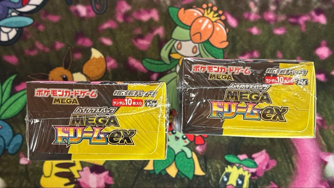 ポケモンカード MEGA ドリームex 未開封シュリンク付き　2box