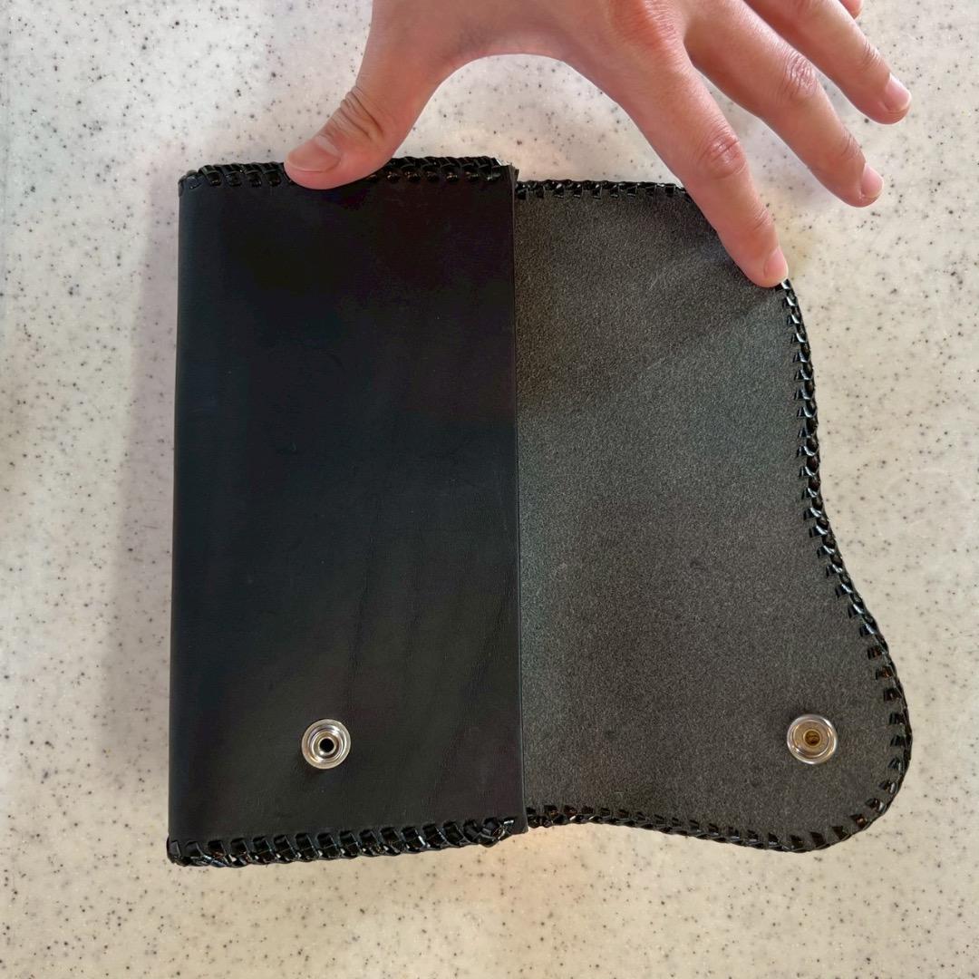牛本革 ハンドメイド　ウエストポーチ
