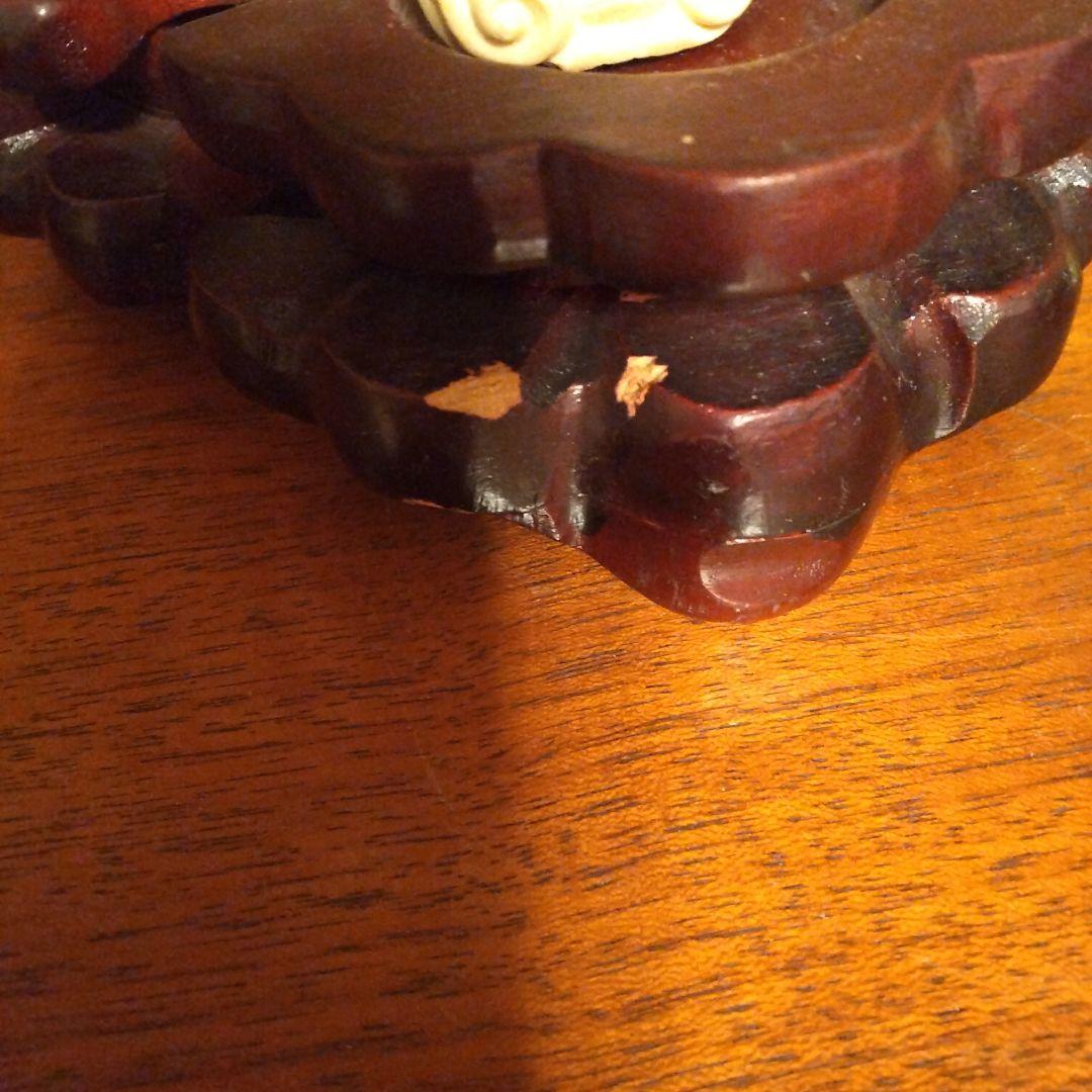 耳付き彫刻 香炉