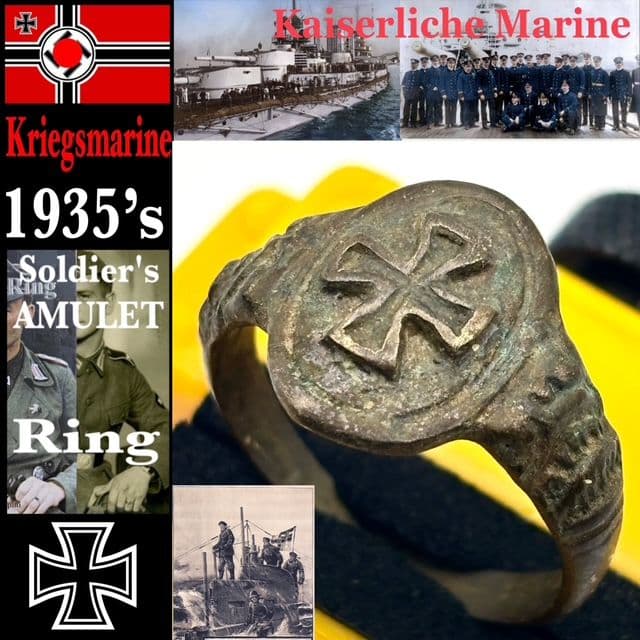 1935’s～★ドイツ国防軍海軍 再軍備★アイアンクロス Ring★ WW2