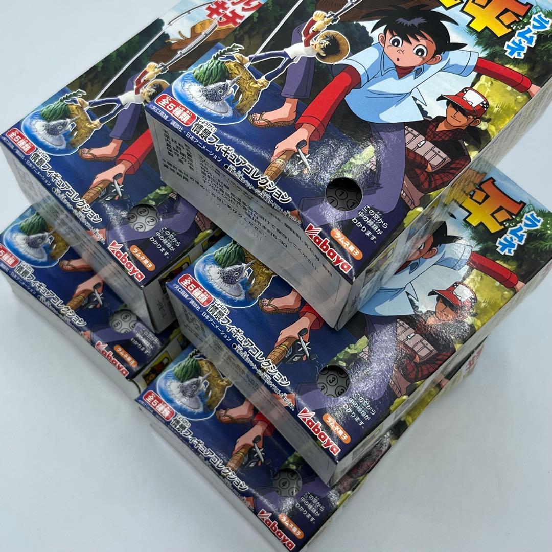 【未開封】釣りキチ三平 情景フィギュアコレクション 全5種 コンプリート セット