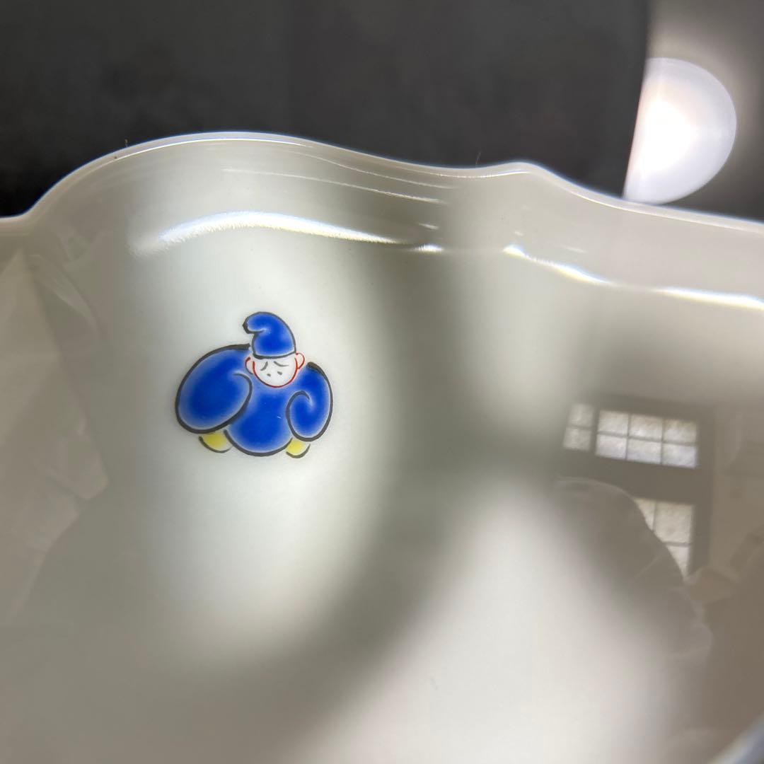 新品　深川製磁　六歌仙　菊中割和皿揃　白磁色絵　銘々皿　中皿　和食器　有田焼4枚