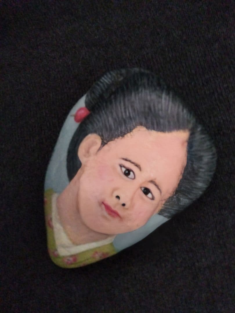 Stone Artwork：The Samurai and His Lady