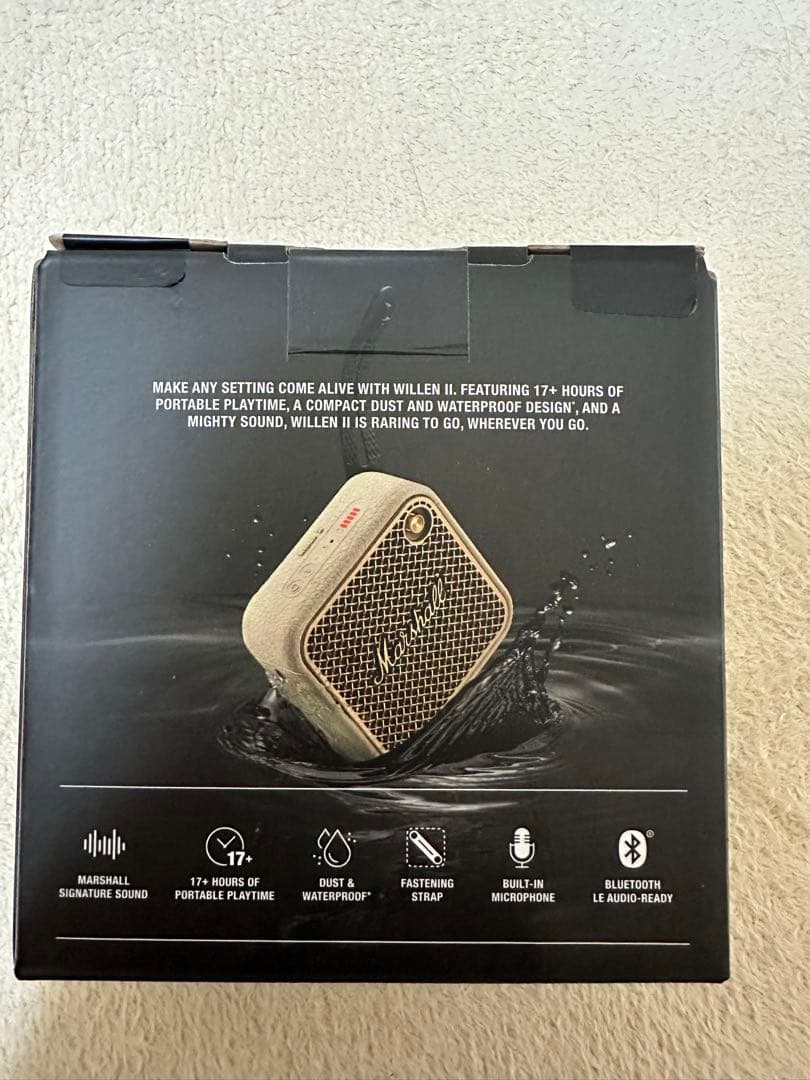 Marshall WILLEN II ワイヤレススピーカー クリーム