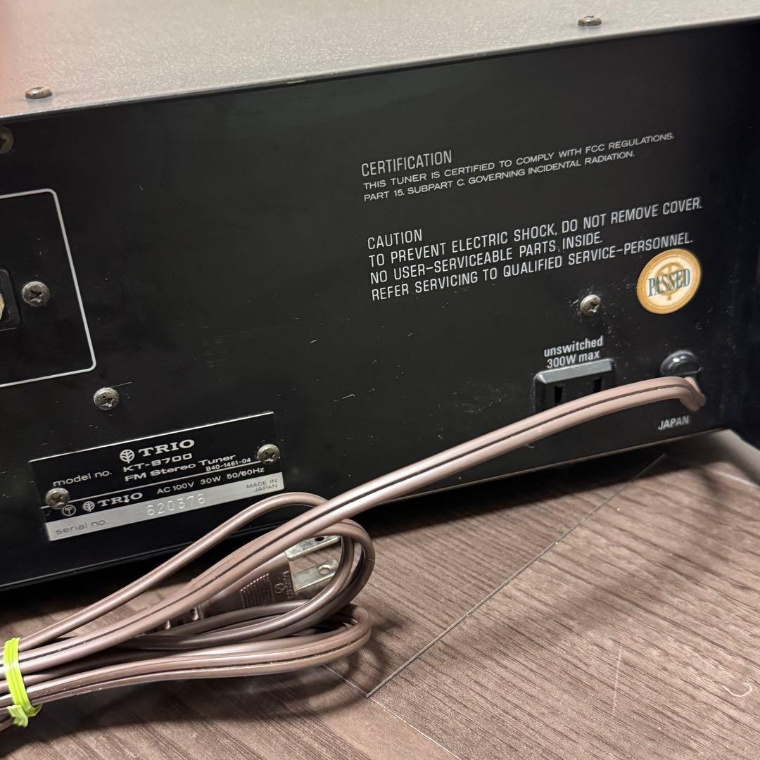 TRIO FMステレオチューナー KT-9700