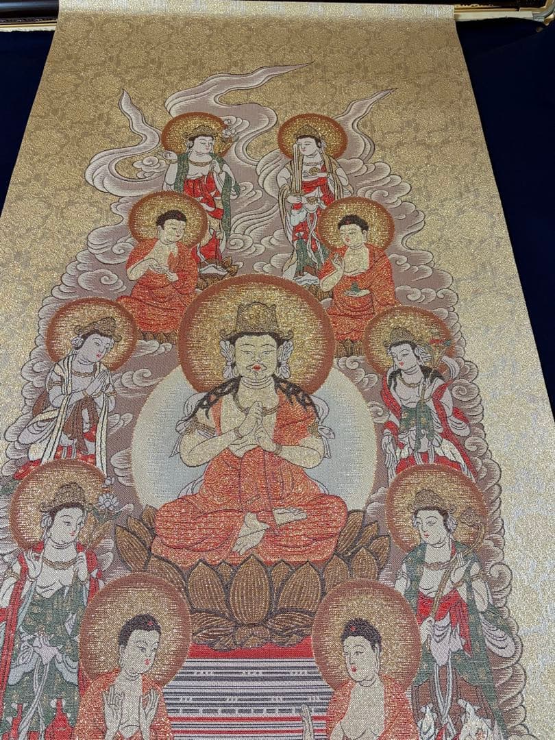 掛軸 仏事画 十三佛 掛け軸